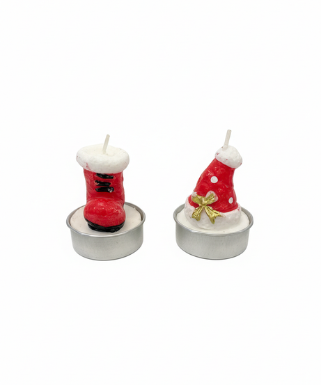 Decorative Christmas Holiday Tea Light Candle Set