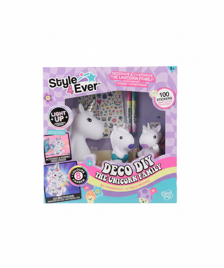 Style 4 Ever Deco Diy The Unicorn Family 100 Stickers