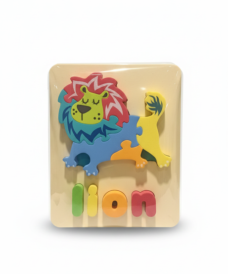 Jumbo Animal Puzzle & Word Recognition Set