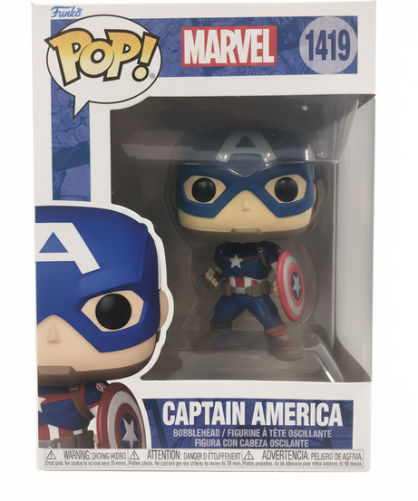 Funko Pop! Marvel Captain America Bobblehead #1419