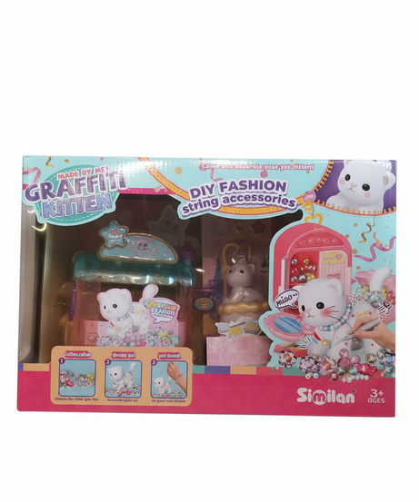 Made By Me! Graffiti Kitten DIY Fashion String Accessories