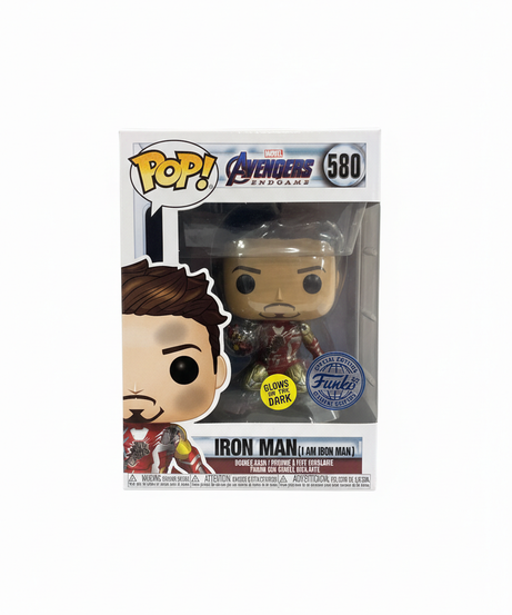Funko Pop! Marvel Avengers Endgame Iron Man (I Am Iron Man) Glows in the Dark Special Edition #580