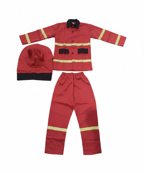 Kids Firefighter Costume Play Set