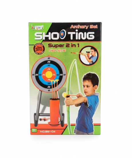 Super 2 In 1 Archery Set Real Sport Game