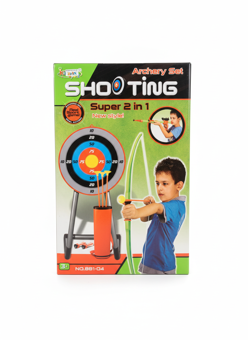 Super 2 In 1 Archery Set Real Sport Game