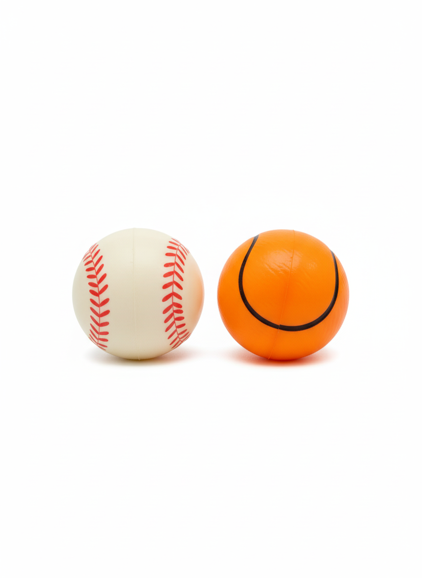 Sports Themed Stress Ball Duo