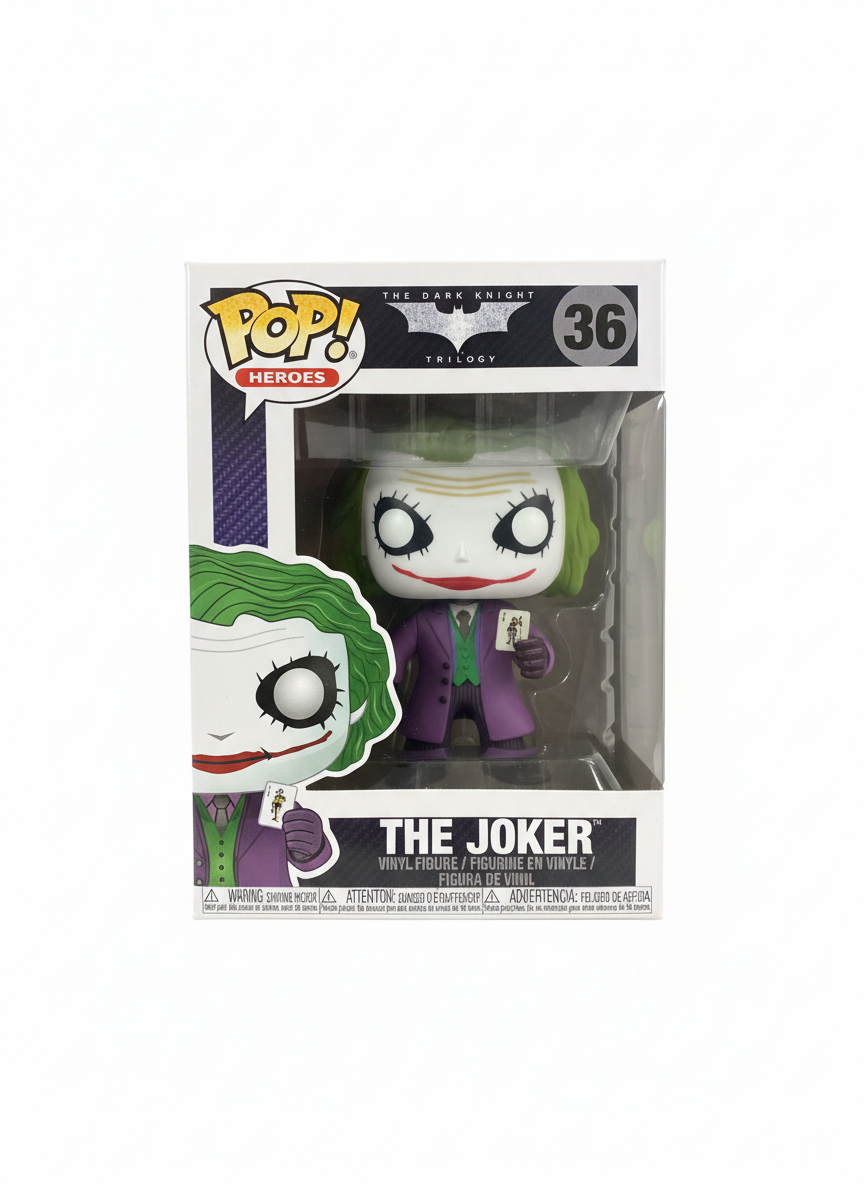 Pop! Heroes: The Joker (The Dark Knight Trilogy) #36 Vinyl Figure