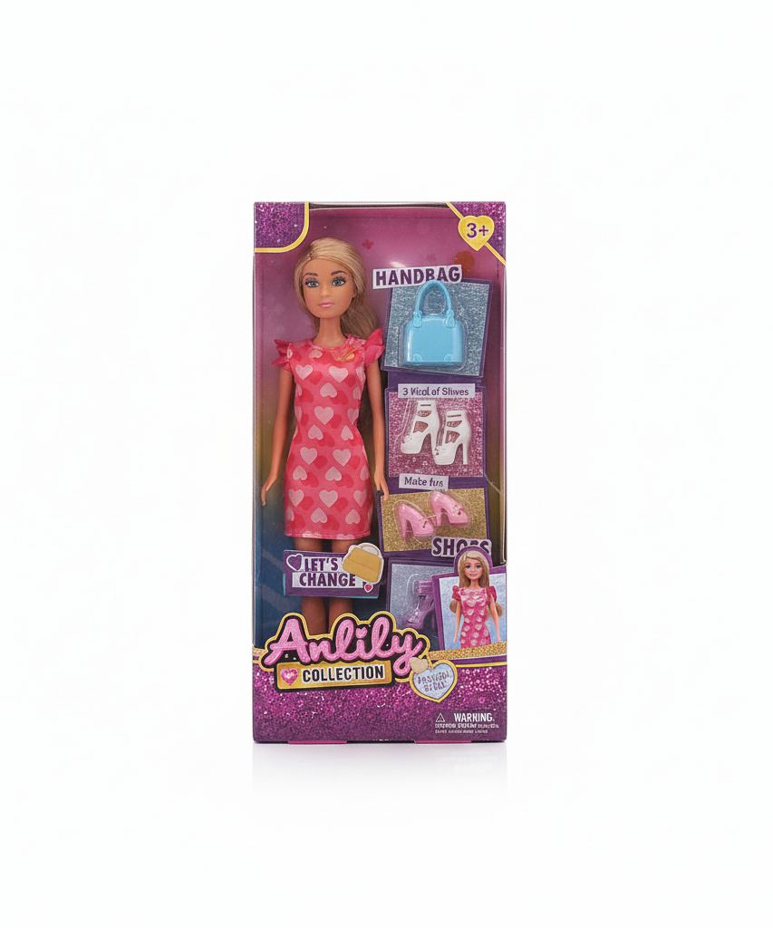 Anlily Collection Let's Change Fashion Doll Set