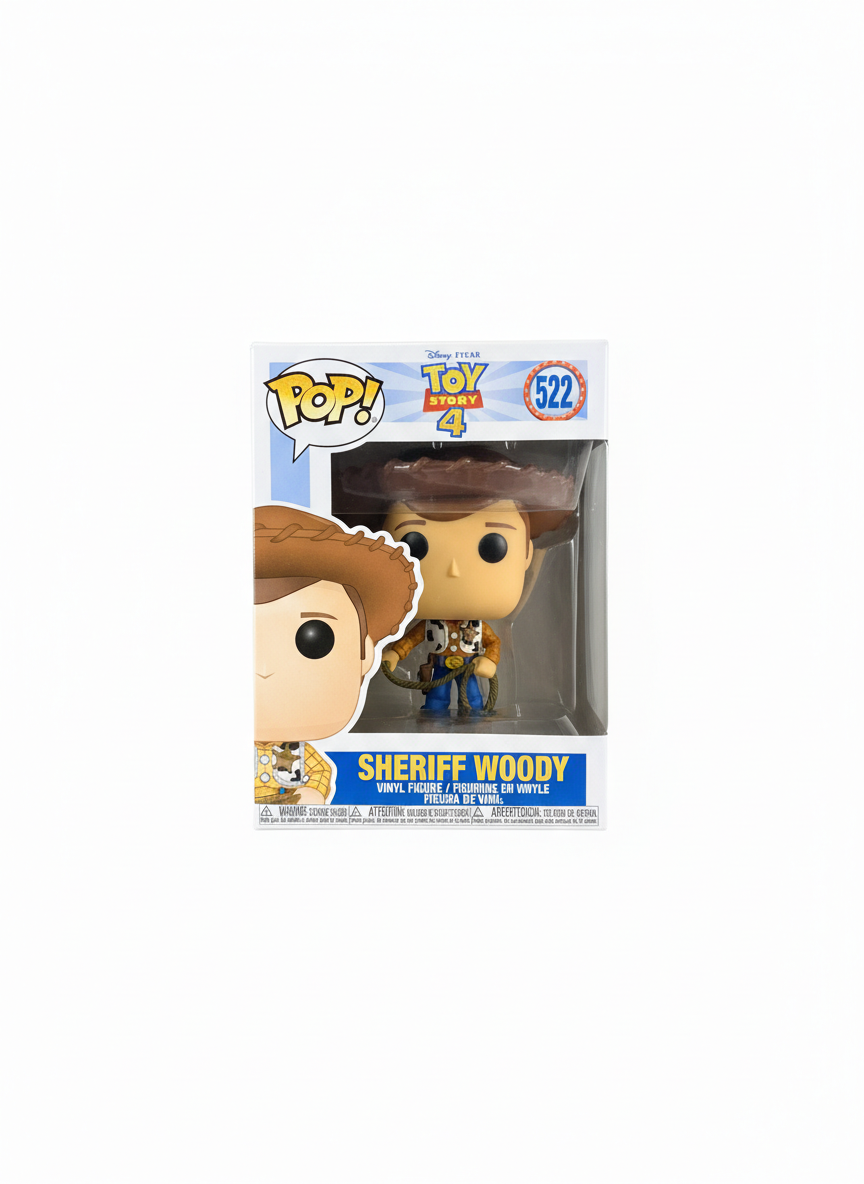 Funko Pop! Disney Pixar Toy Story 4 Sheriff Woody Vinyl Figure #522