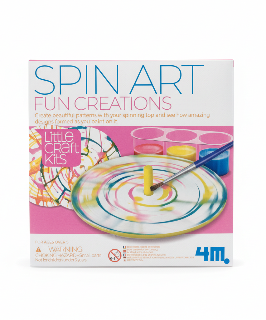 4M Little Craft Kits Spin Art Fun Creations