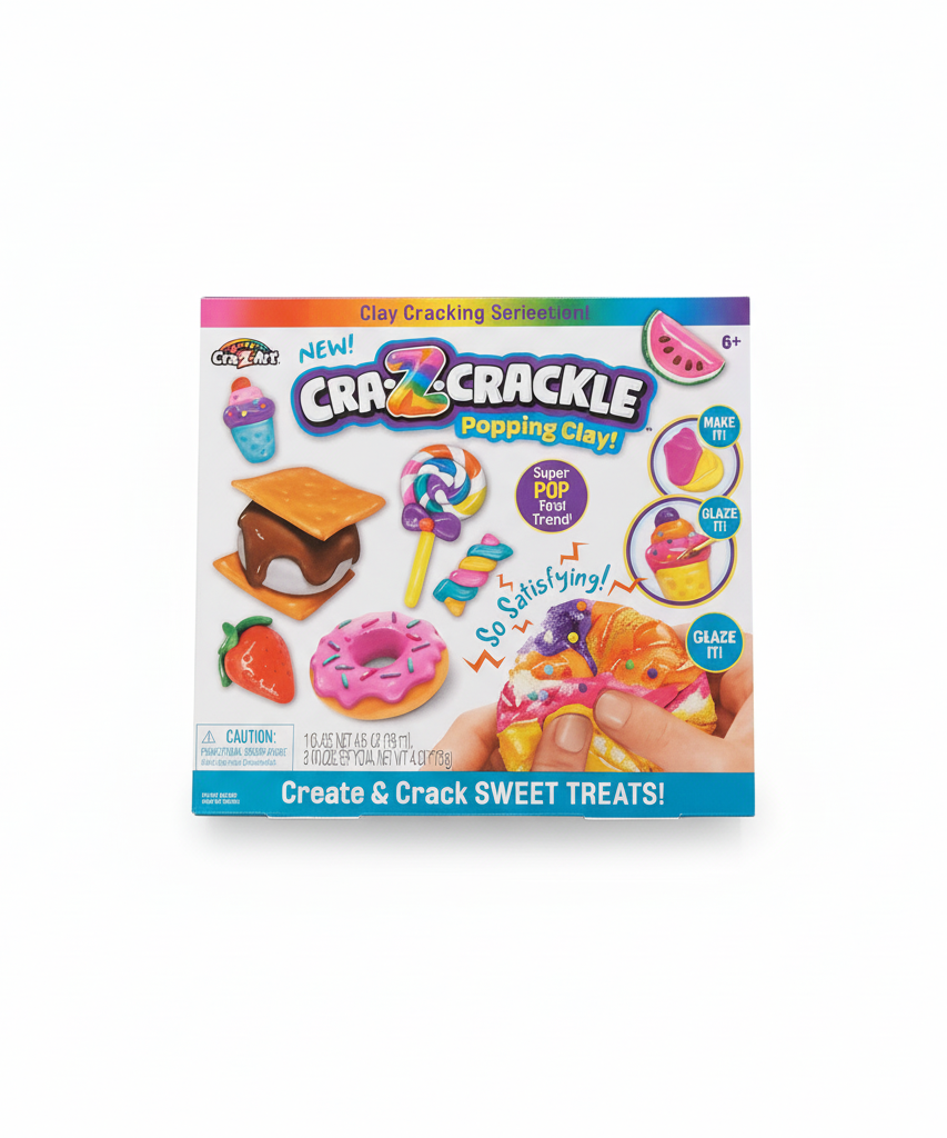 CRA-Z-CRACKLE Popping Clay! Create & Crack SWEET TREATS!