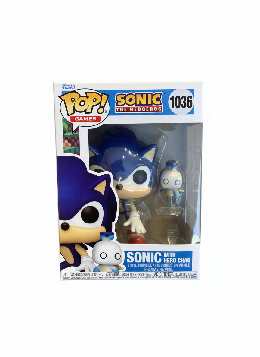 Funko Pop! Games: Sonic The Hedgehog - Sonic with Hero Chao #1036