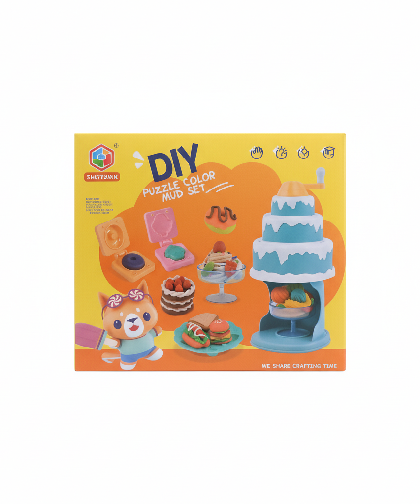 DIY Puzzle Color Mud Set