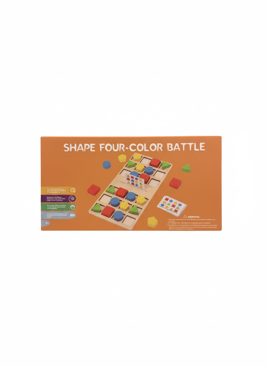 Shape Four-Color Battle Educational Toy