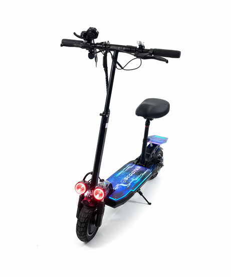 LED Glow Electric Scooter with Seat