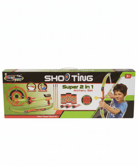 Archery Set Super 2 In 1 Real Sport Game