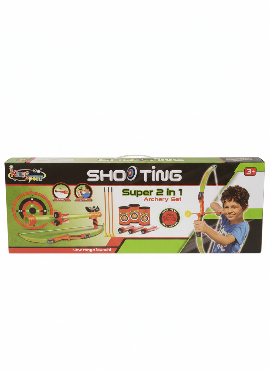 Archery Set Super 2 In 1 Real Sport Game