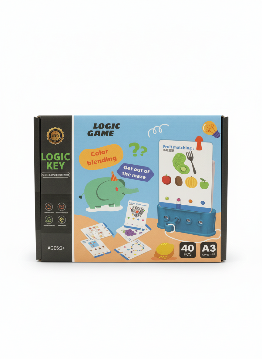 Logic Key Logic Game (Puzzle Board Game Series)
