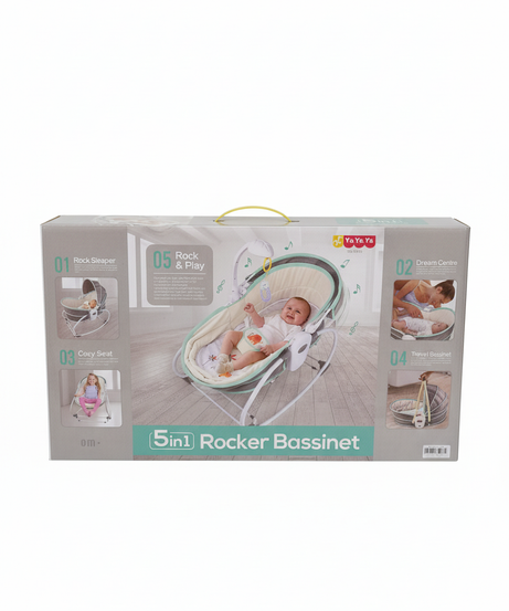 5 In 1 Rocker Bassinet Baby Bed
