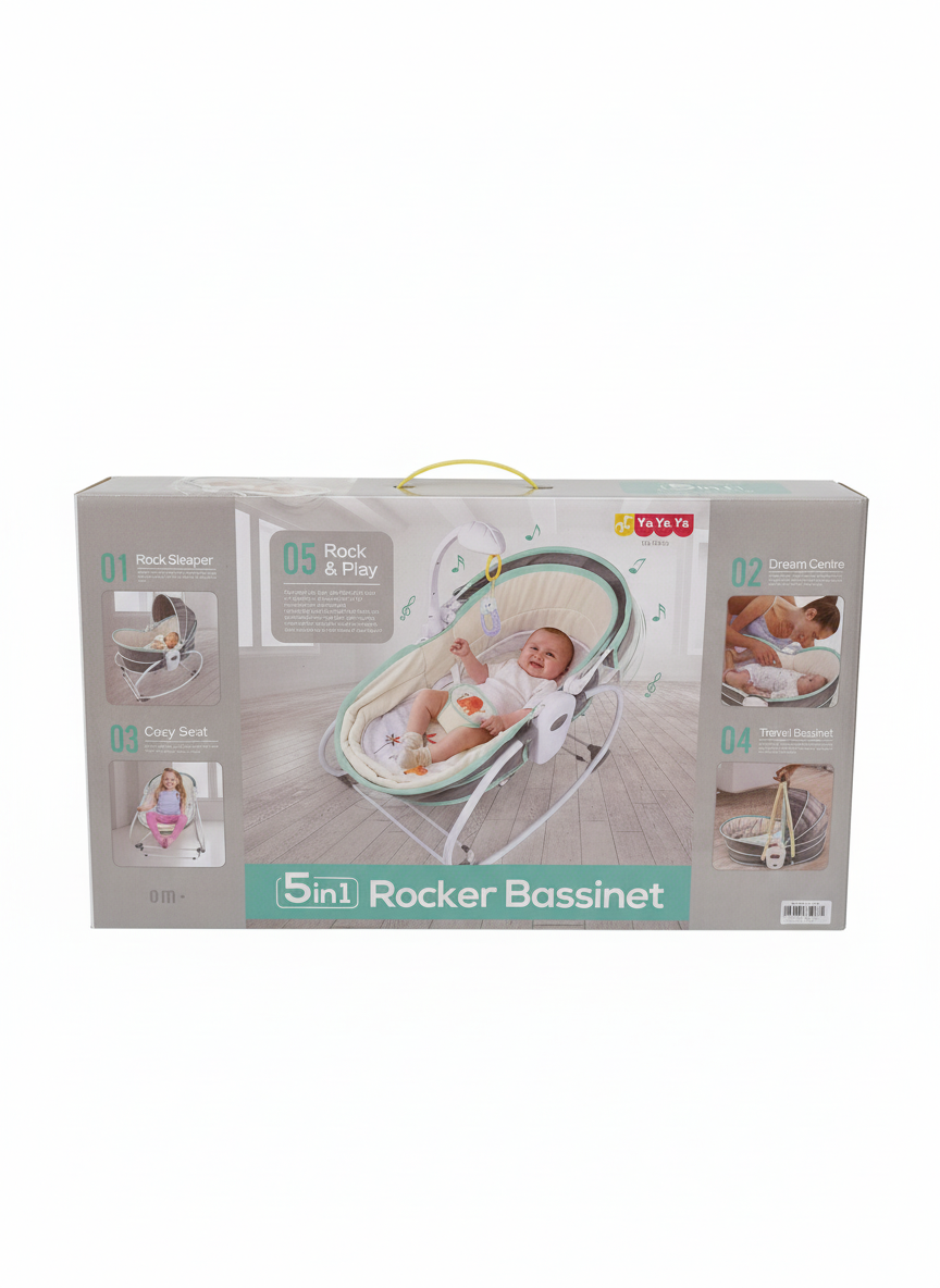 5 In 1 Rocker Bassinet Baby Bed