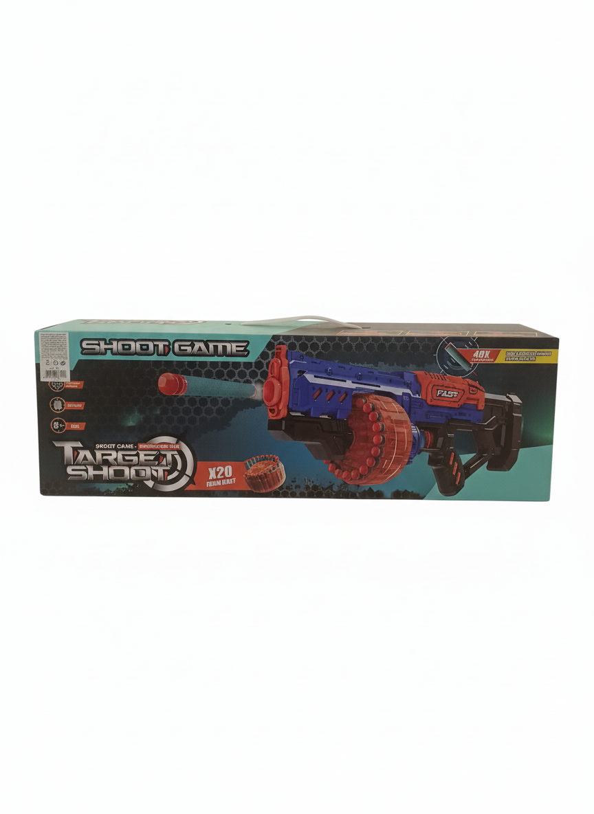Target Shoot Game x20 Foam Dart Fast Shoot