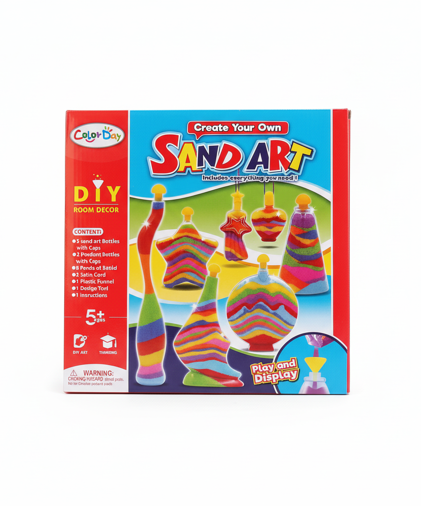 Color Day Create Your Own Sand Art DIY Room Decor Kit
