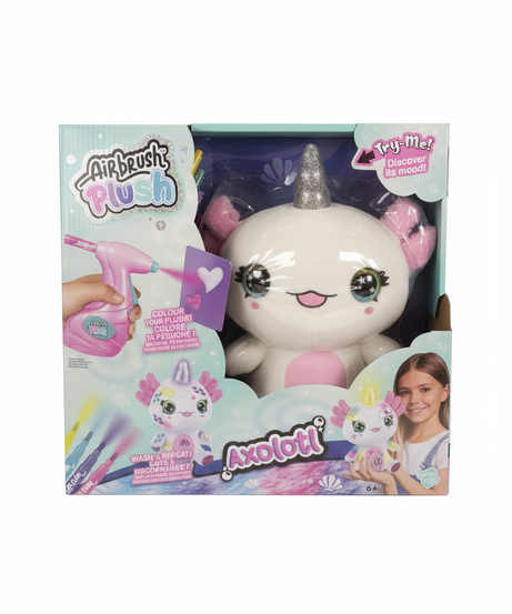 Air brush Plush Axolotl