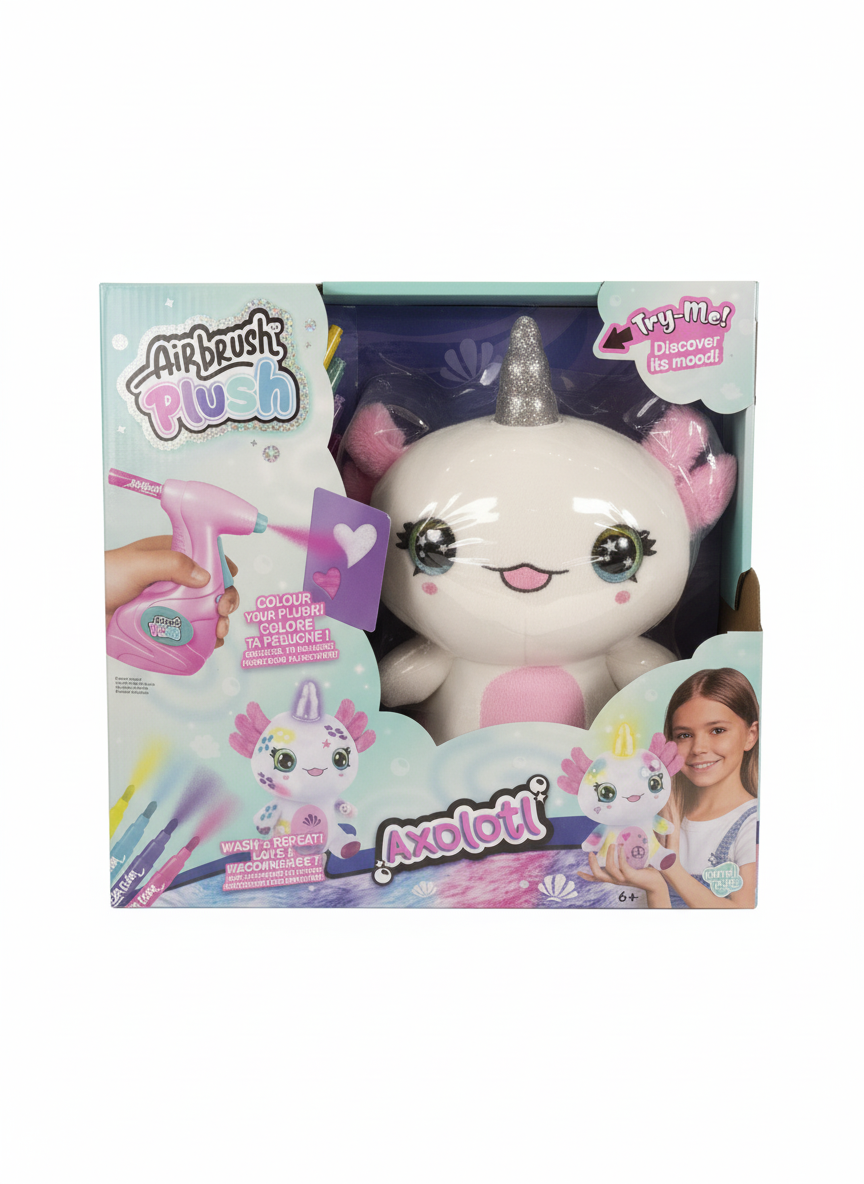 Air brush Plush Axolotl