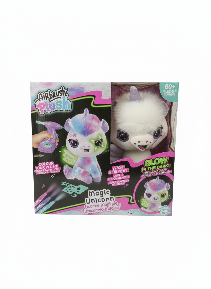 Air Brush Plush Magic Unicorn