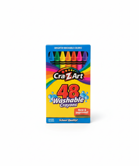 Brighter Washable Colors 48 Washable Crayons