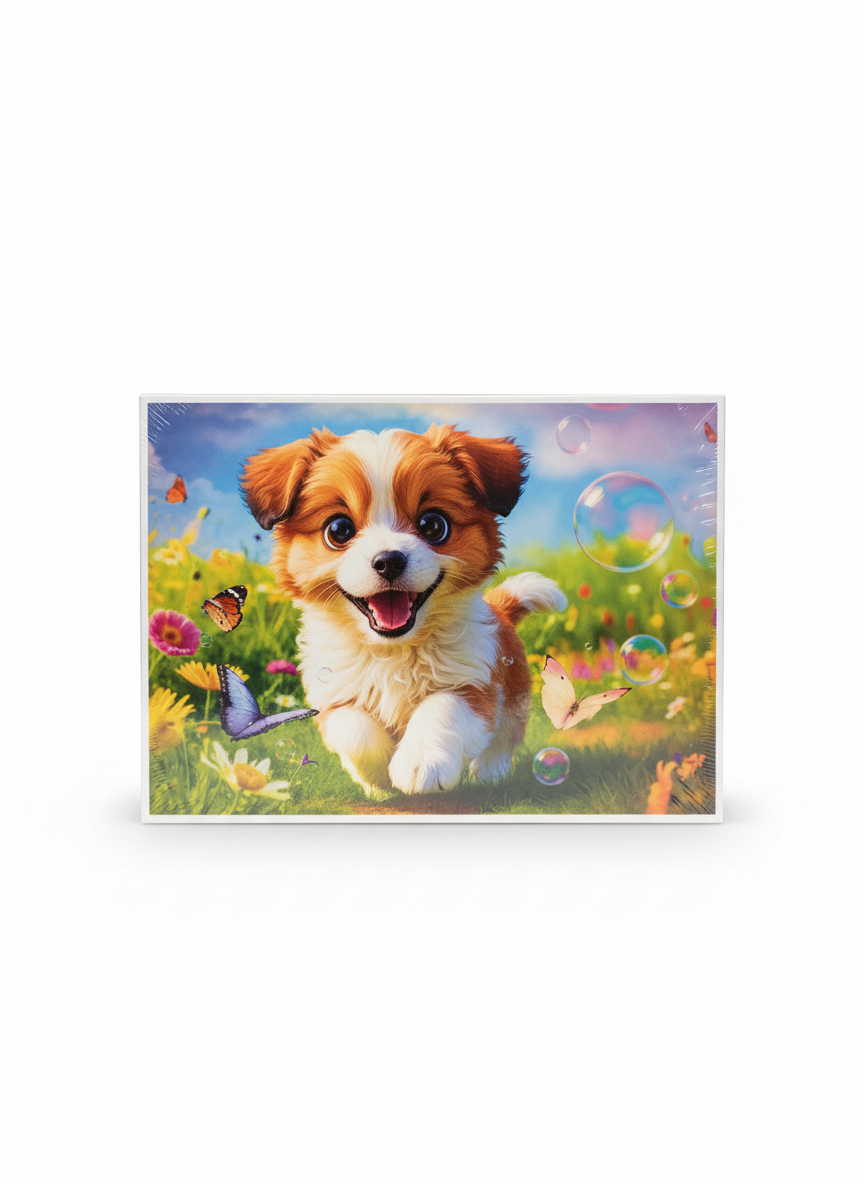 Dog With Butterfly Premium Quality Trefl Puzzle