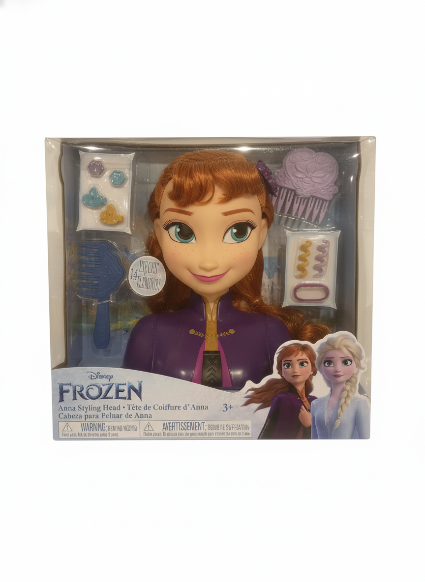 Disney Frozen Doll 14 Pieces Elements Styling Head