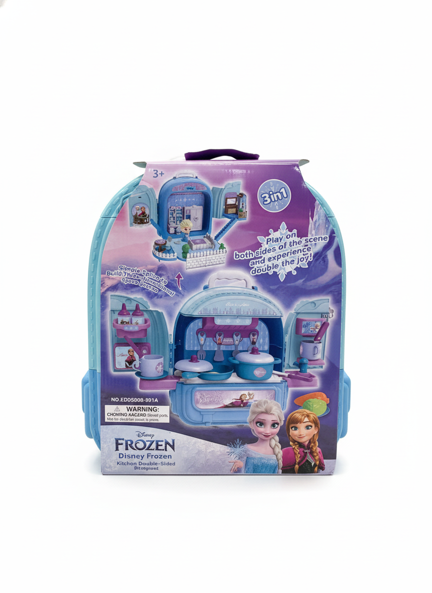 Frozen Kitchen Double Sided Backpack 3 In 1