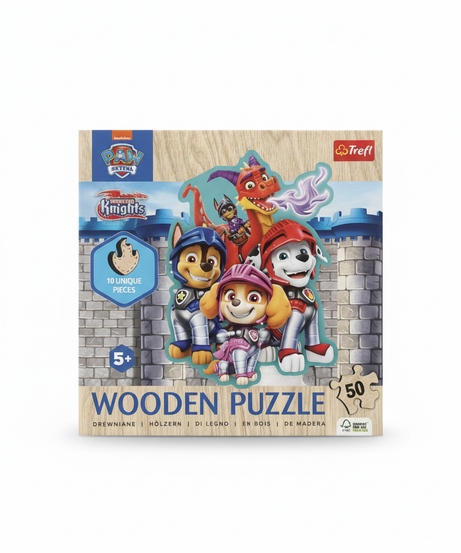 PAW Patrol Rescue Knights Wooden Puzzle 50 Pieces