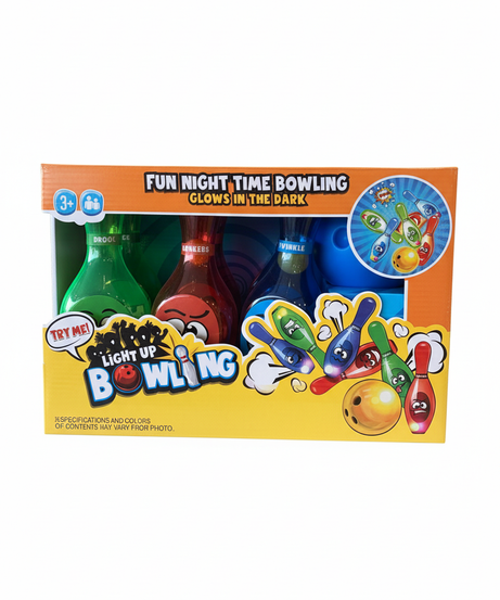 Light Up Bowling Fun Night Time Bowling Glows In The Dark