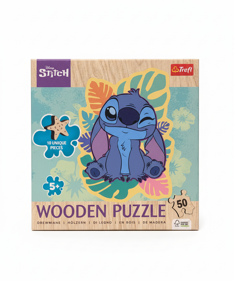 Wooden Puzzle 10 Unique Pieces Trefl Puzzle 50 PCS