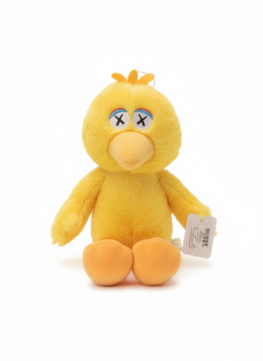 Big Bird Parody X-Eyed Plush Toy 25 Cm