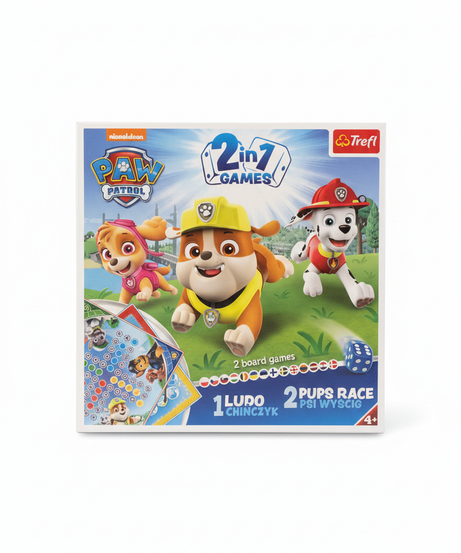 Paw Patrol 2 In 1 Game ( Ludo + Pups Race)  Trefl Puzzle