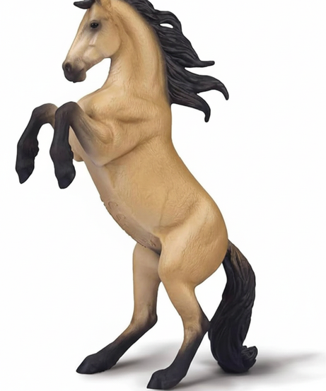 Animal Figures  - Warlander Mare-Rearing Buckskin