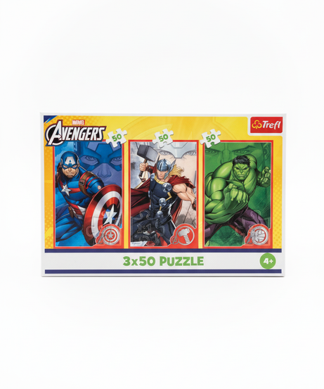 Avengers Trefl 3*50 Puzzle