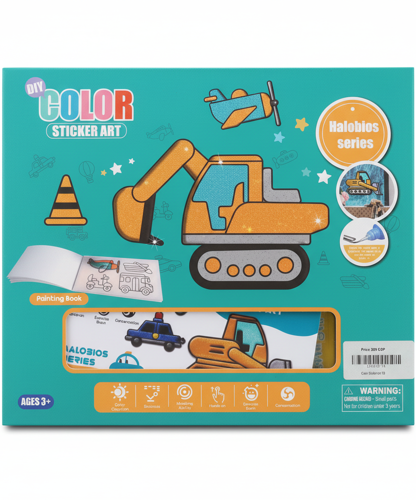 Halobios Series DIY Color Sticker Art 3D