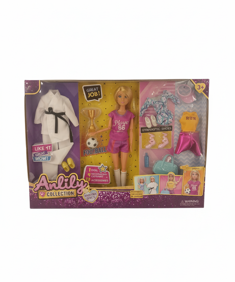 Anlily Collection Vocation Sports 1 Doll 4 Occupation Clothing 13 Accessories