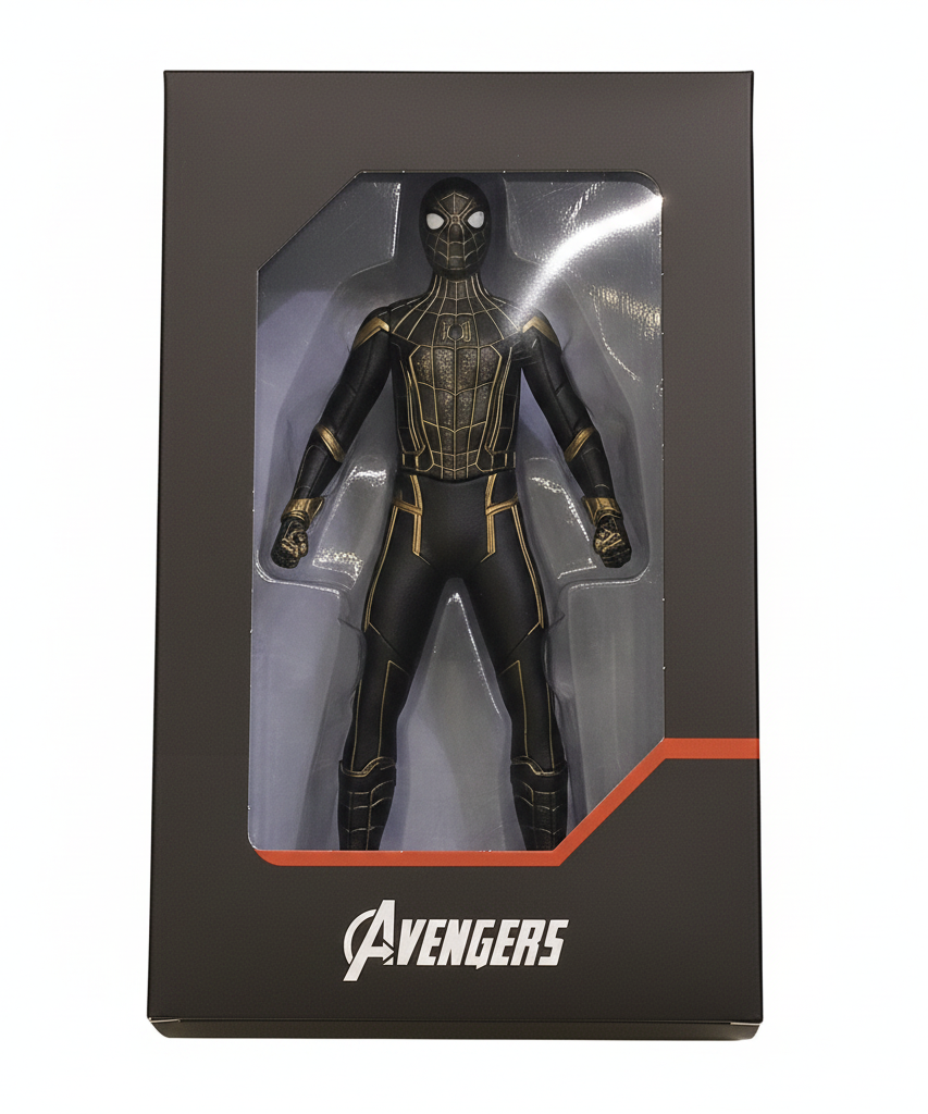 Marvel Avengers Spider-Man Black & Gold Suit Action Figure