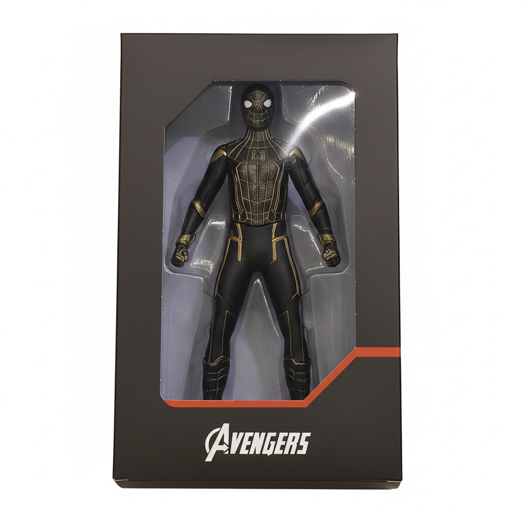 Marvel Avengers Spider-Man Black & Gold Suit Action Figure