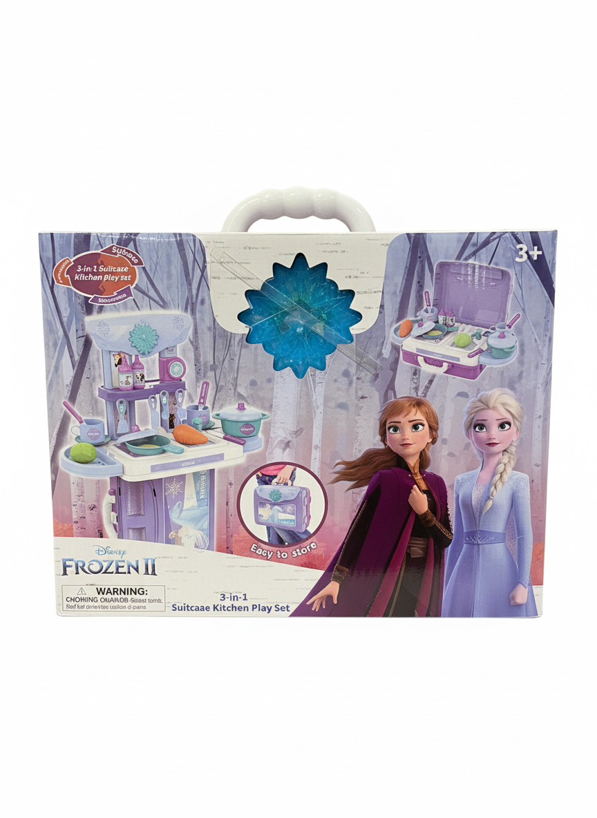 Frozen II 3 In 1 Suitcase Kitchen Play Set