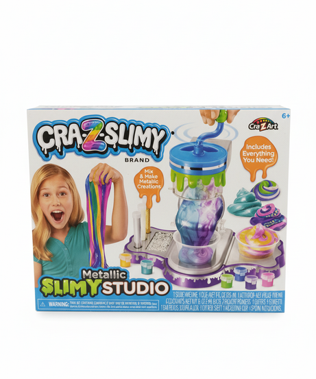 Crazy Slimy Mix And Make Metallic Creations