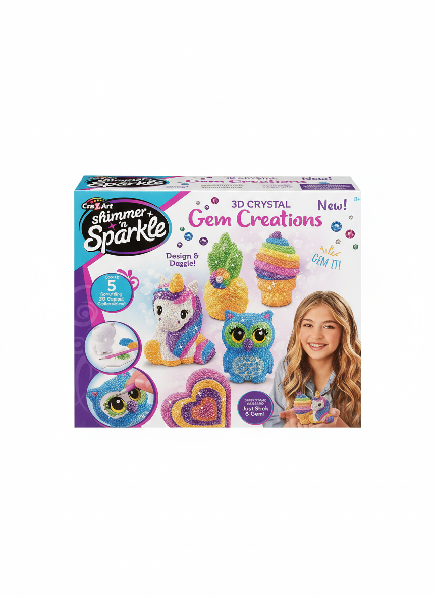 Shimmer'n Sparkle 3D Crystal Gem Creations