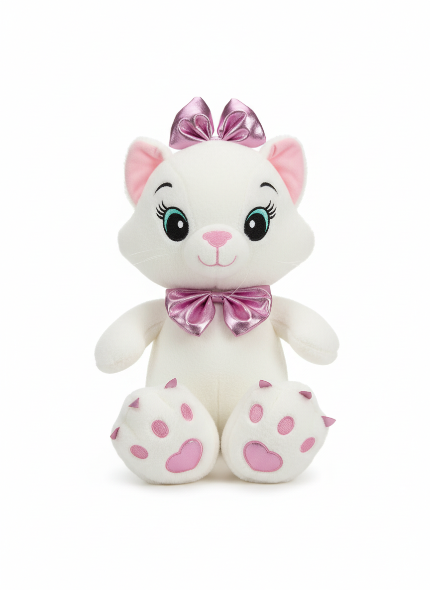 White Cat Soft Toy 55CM