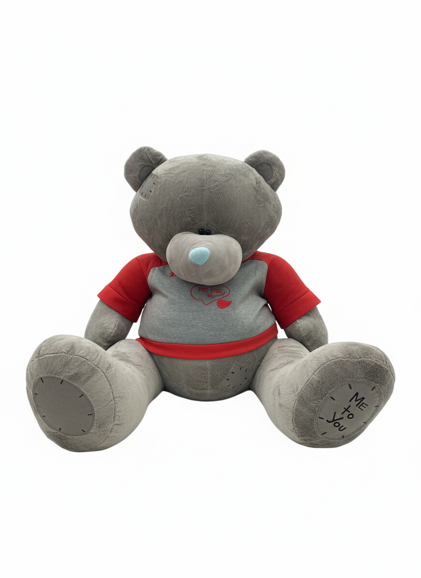 Bear With T-Shirt Soft Toy 75 Cm