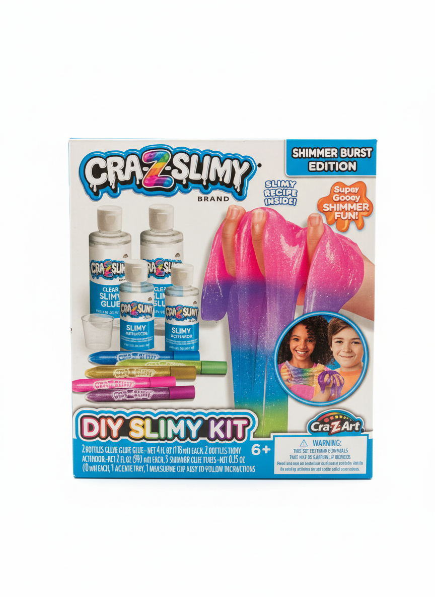 CRA-Z-SLIMY Shimmer Burst Edition DIY Slime Kit